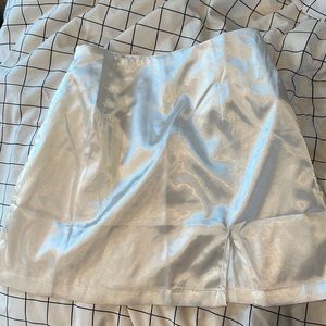 Shein satin mini skirt